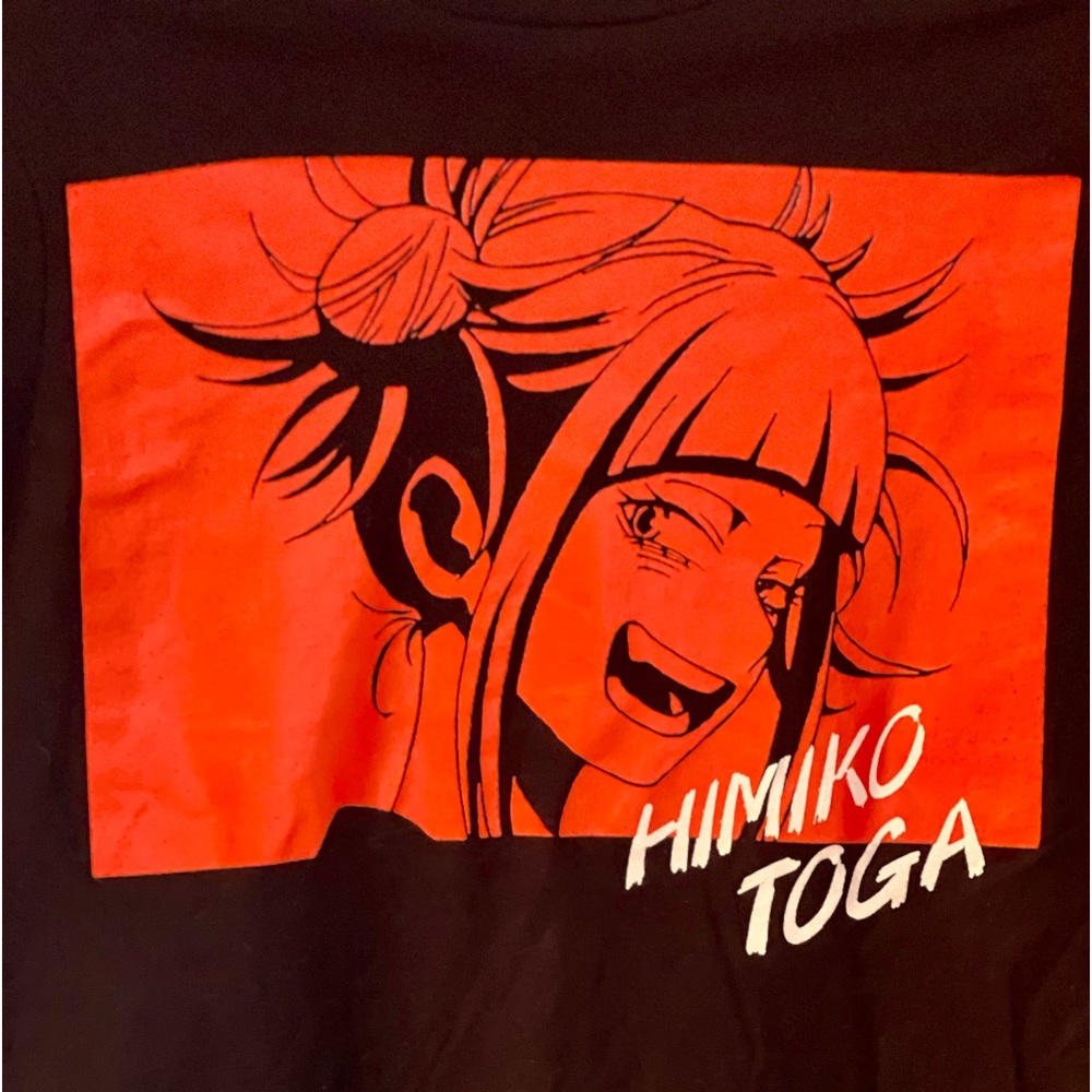 My Hero Academia Himiko Toga Graphic T-Shirt Black Funimation Anime Womens XS - Picture 4 of 4